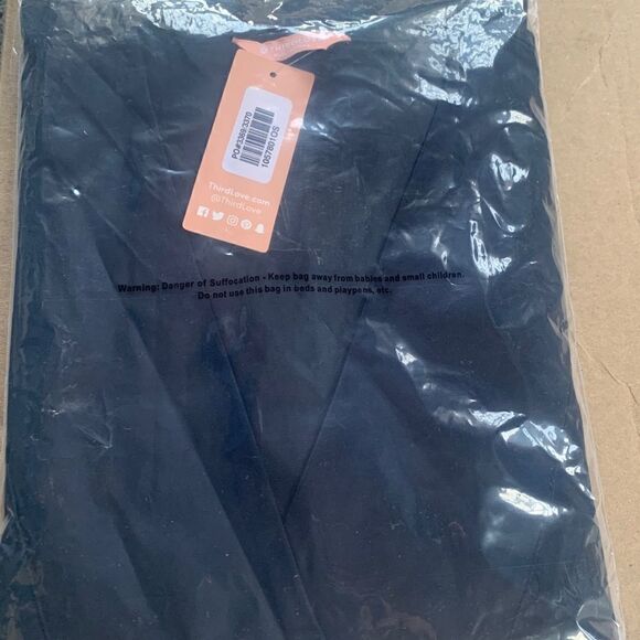 Thirdlove Satin Robe - Black - New - Picture 7 of 8